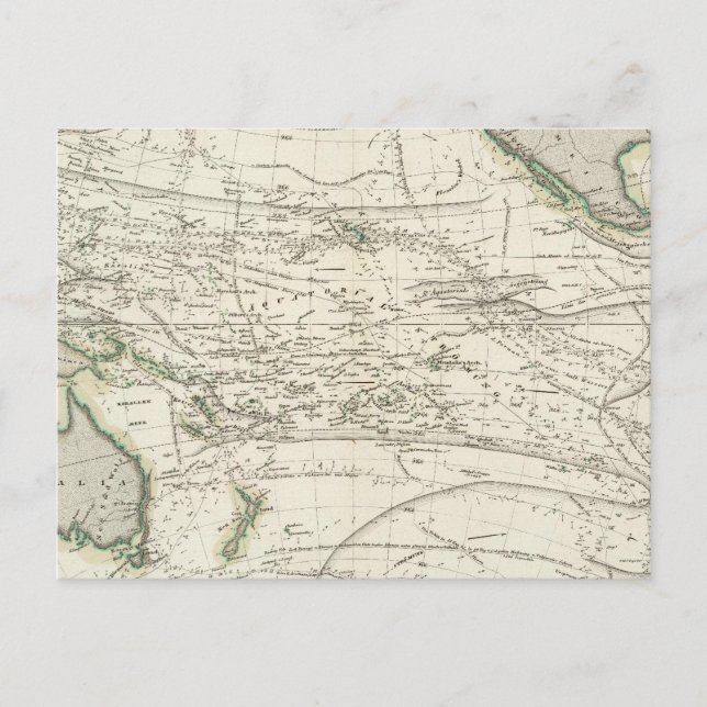 Karta i Stillahavsområdet Vykort (Framsida)