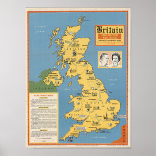Karta i Storbritannien: Headline-Focus Poster