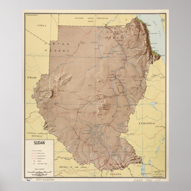 Karta i Sudan (1963) Poster (Framsidan)
