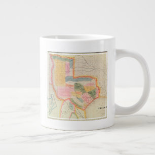 Karta i Texas 1835 Jumbo Mugg