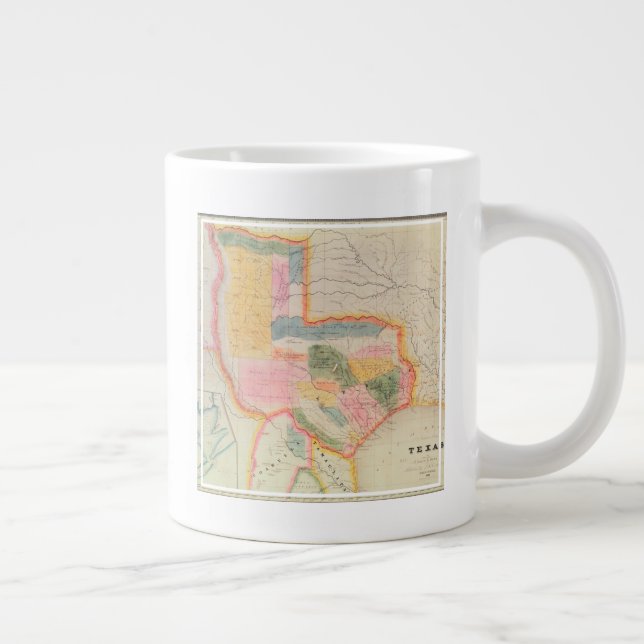 Karta i Texas | 1835 Jumbo Mugg (Höger)
