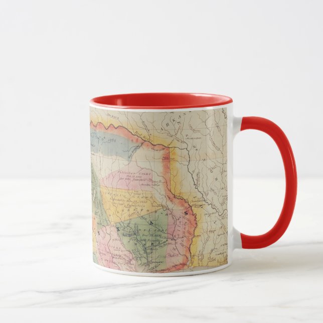 Karta i Texas | 1835 Mugg (Höger)