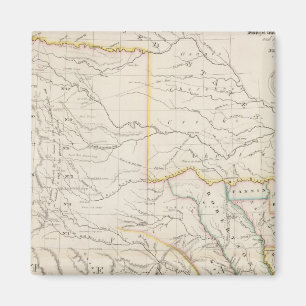 Karta i Texas Magnet