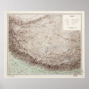 Karta i Tibet (1955) Poster