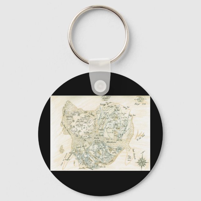 Karta i Trino, märkt Nyckelring (Framsida)