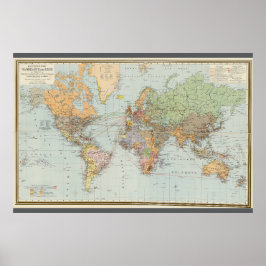 Karta i Tyskland (1899) Poster