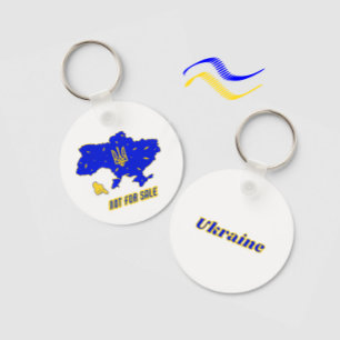 Karta i Ukraina Nyckelring