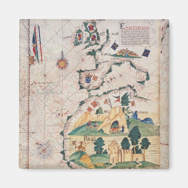 Karta i Underbara Storbritannien Magnet (Framsidan)