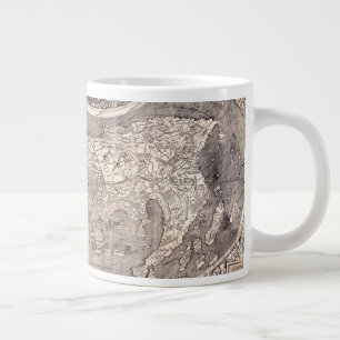 Karta i världen  1507 jumbo mugg