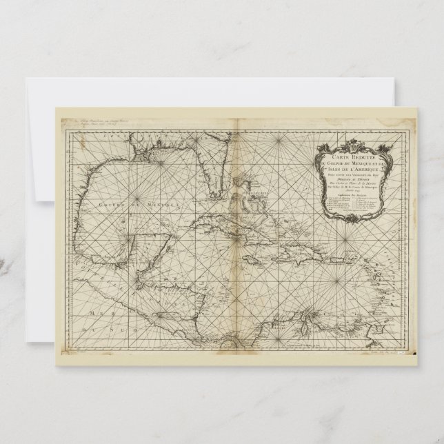 Karta i Västindien (1749) (Framsida)