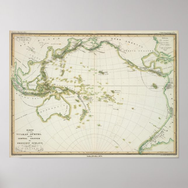 karta i Volcano Girdle Poster (Framsidan)