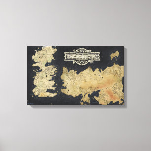 Karta i Westeros Canvastryck