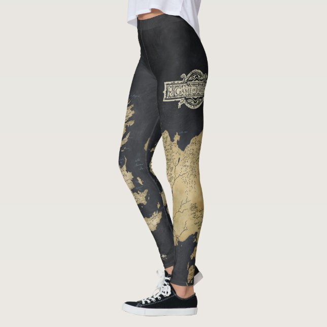 Karta i Westeros Leggings (Vänster)