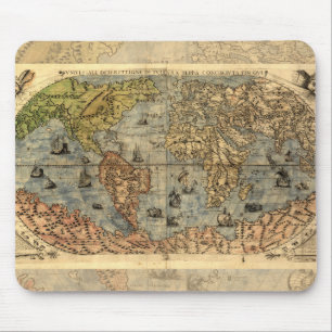Karta i World Antique Globe Musmatta