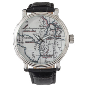 KARTA: INBÖRDESKRIG 1861 ARMBANDSUR
