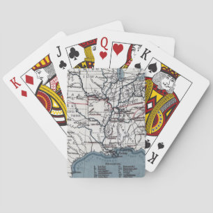 KARTA: INBÖRDESKRIG 1861 SPEL KORT