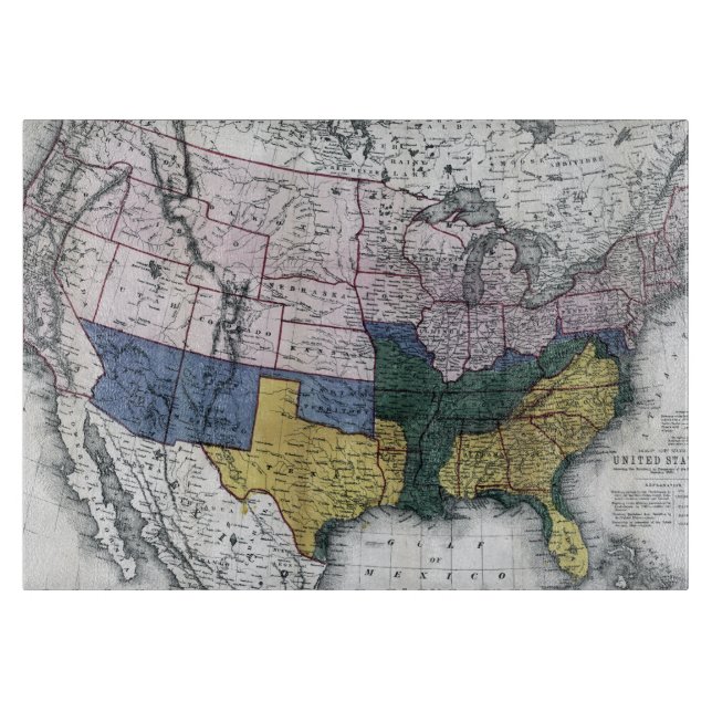 KARTA: INBÖRDESKRIG 1864 (Framsidan)