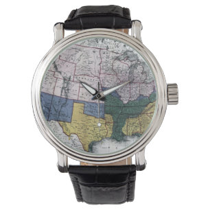 KARTA: INBÖRDESKRIG 1864 ARMBANDSUR