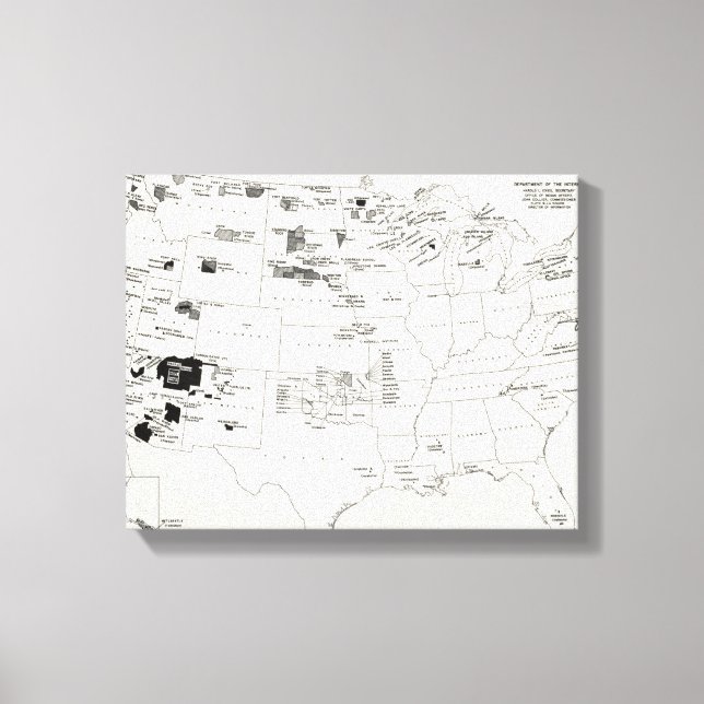 KARTA: INDIAN 2 CANVASTRYCK (Framsida)