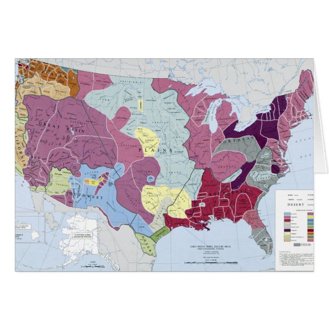KARTA: INDIANER HÄLSNINGSKORT (Framsidan Horizontal)