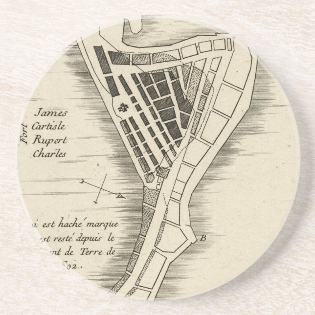 KARTA: JAMAICA 1755 UNDERLÄGG SANDSTEN (Framsidan)