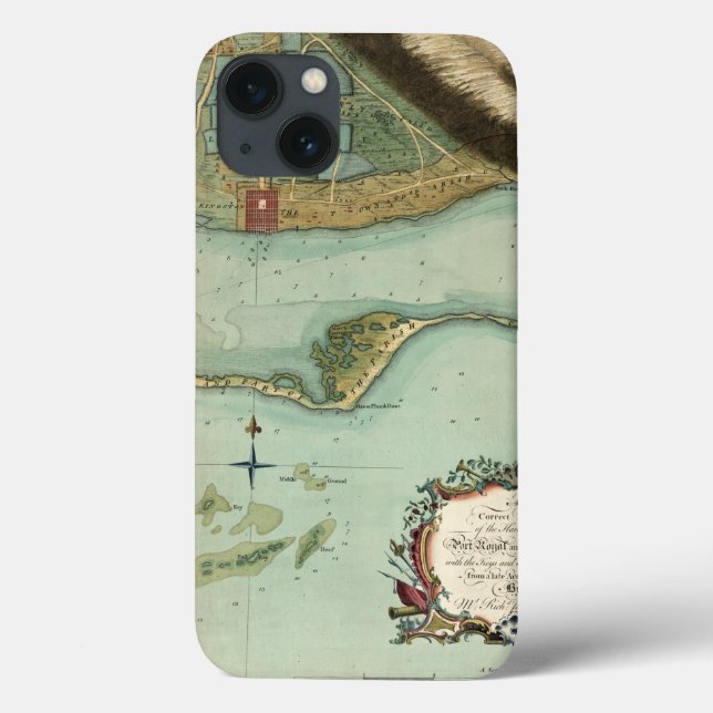 KARTA: JAMAICA, 1756 (Baksida)