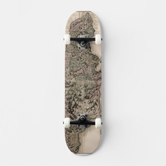 KARTA: JAMAICA 1763 MINI SKATEBOARD BRÄDA 18,5 CM (Framsida)