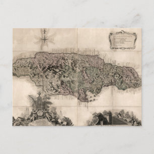 KARTA: JAMAICA 1763 VYKORT