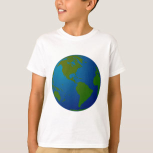 Karta/jordklot T-shirt