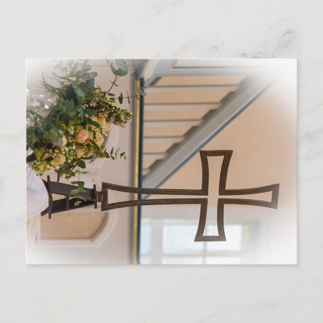 Karta med kors  vykort (Framsida)