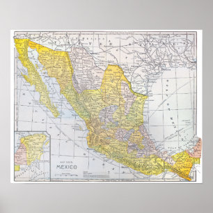 KARTA: MEXICO POSTER