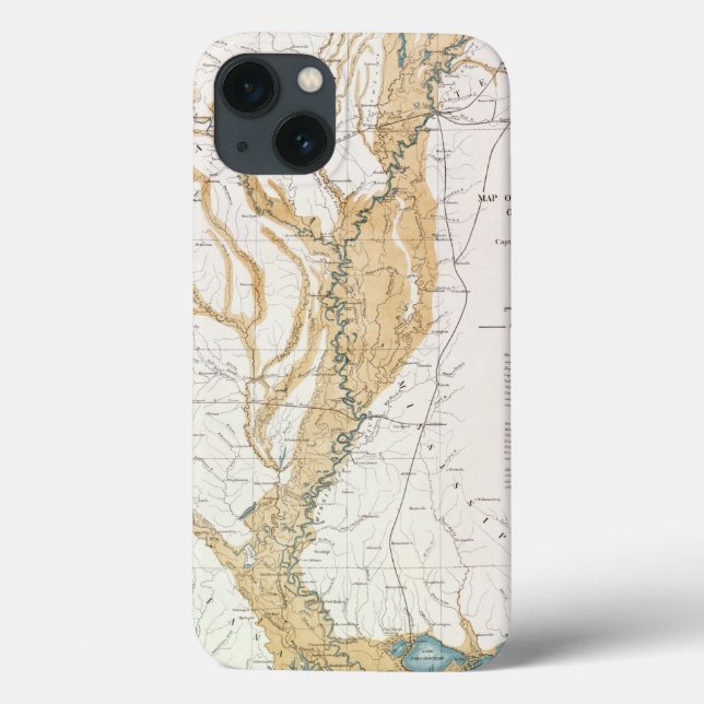 KARTA: MISSISSIPPI RIVER 1861 (Baksida)