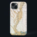 KARTA: MISSISSIPPI RIVER 1861<br><div class="desc">Karta av den alluviala regionen av Mississippi. 'Dragit av Charles Mahon,  1861.</div>