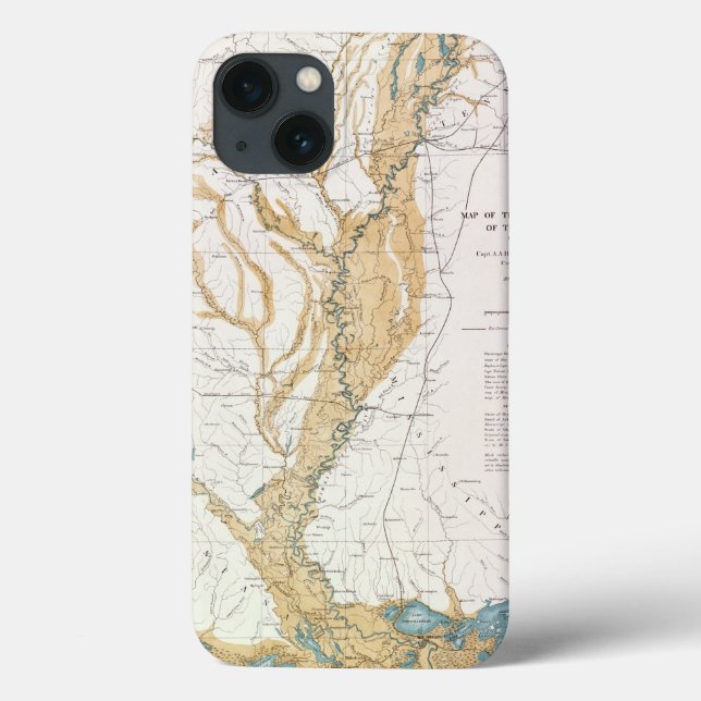KARTA: MISSISSIPPI RIVER 1861 (Baksida)