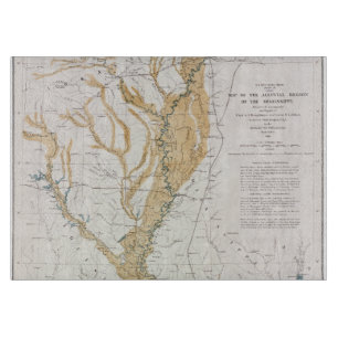 KARTA: MISSISSIPPI RIVER 1861