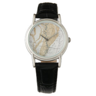 KARTA: MISSISSIPPI RIVER 1861 ARMBANDSUR