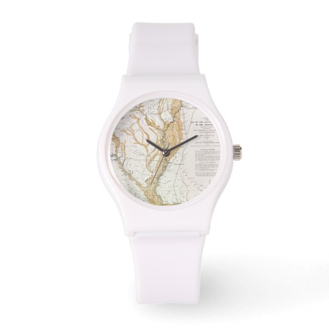 KARTA: MISSISSIPPI RIVER 1861 ARMBANDSUR (Framsida)