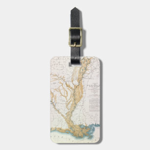KARTA: MISSISSIPPI RIVER 1861 BAGAGEBRICKA