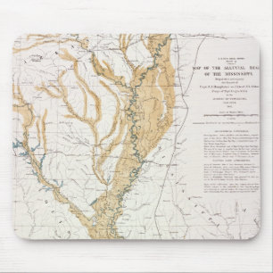 KARTA: MISSISSIPPI RIVER 1861 MUSMATTA