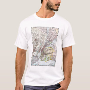 Karta: New York-area 1906 Tee Shirt