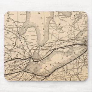 Karta New York Central och Hudson River Railroad Musmatta