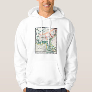 Karta: Nordamerika 1742 Sweatshirt