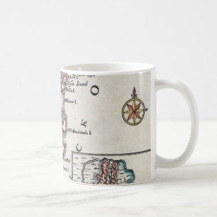 Karta: Nordamerika C1700 Kaffemugg
