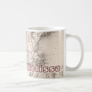 Karta: Nordostliga USA Kaffemugg