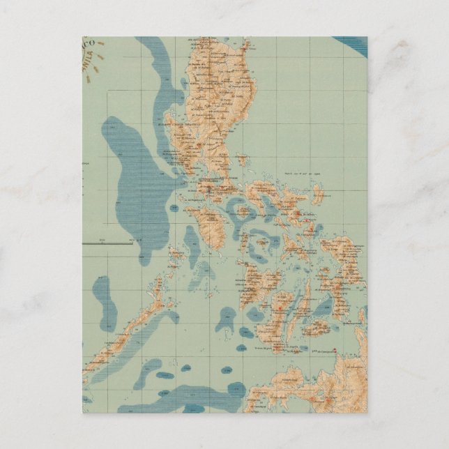 Karta nr 4, orografisk vykort (Framsida)