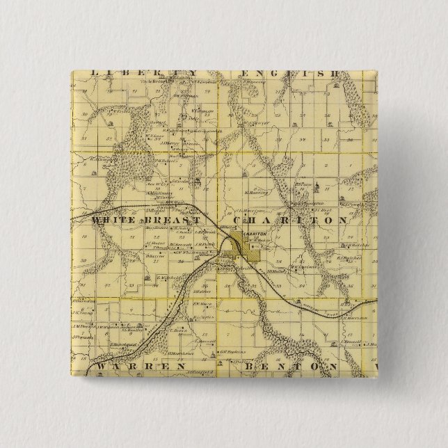 Karta of Lucas County, Iowa-staten Knapp (Framsida)