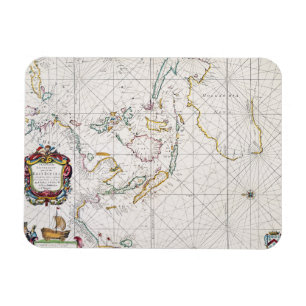 KARTA: ÖSTER INDIES, 1670 MAGNET