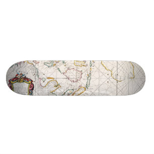KARTA: ÖSTLIGA INDIES, 1670 SKATEBOARD BRÄDA 21,5 CM