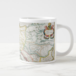 Karta över Karl den stores rike Jumbo Mugg