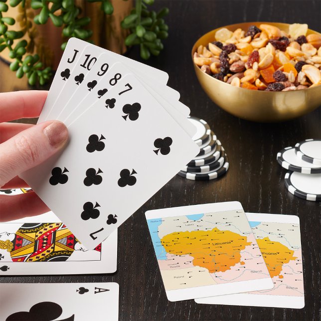 Karta över Litauen Casinokort (Skapare uppladdad)